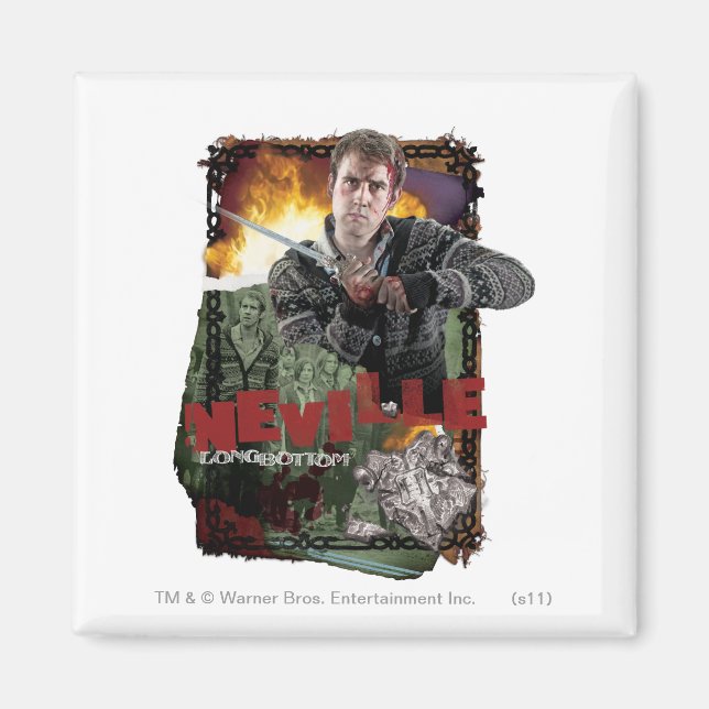 Imã Neville Longbottom Collage 2 (Frente)