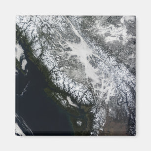 Imã Névoa e neve no Columbia Britânica