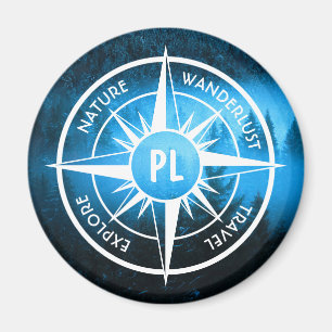Imã Névoa emblem monograma em estrela de pântano