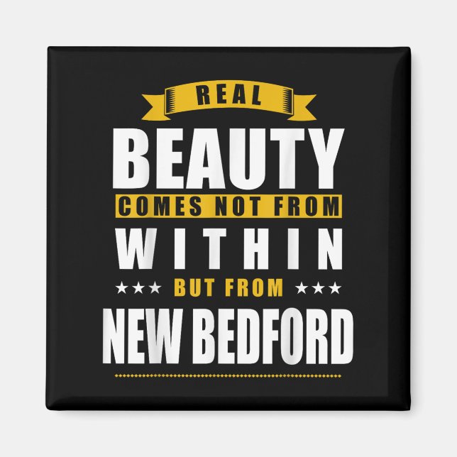 Imã New Bedford - Funny D City Gift  (Frente)