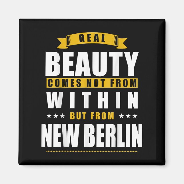 Imã New Berlin - Funny D City Gift  (Frente)