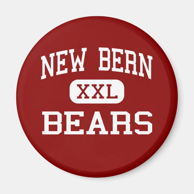 Imã New Bern - Bears - High - New Bern North Carolina (Frente)
