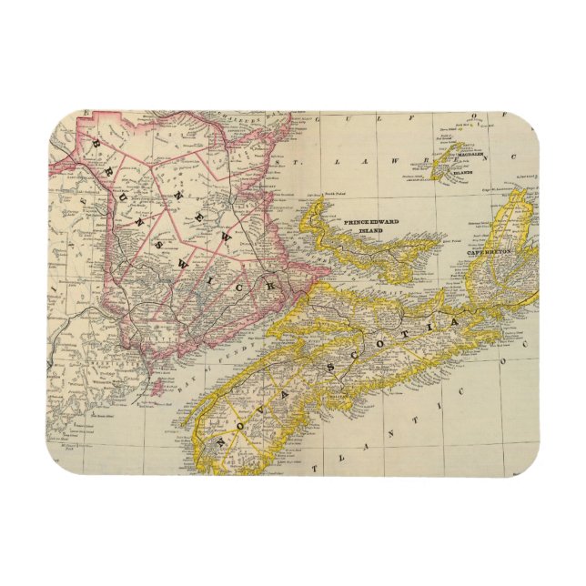 Ímã New Brunswick, Nova Escócia (Horizontal)