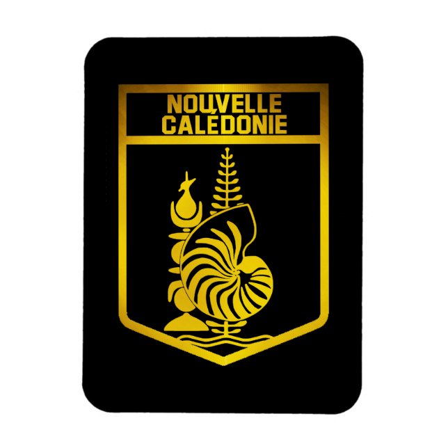 Ímã New Caledonia Emblem (Vertical)