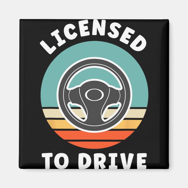Imã New Driver Driver's Permit Celebration Teen Driver (Frente)