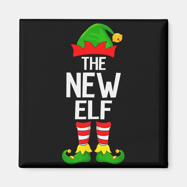 Imã New Elf Xmas Matching Family Elf Squad Christmas  (Frente)