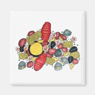 Imã New England Clams Lobster Clambake Seafood Janto