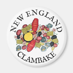 Imã New England Clams Lobster Clambake Seafood Janto