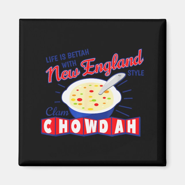 Imã New England Style Clam Chowder  (Frente)