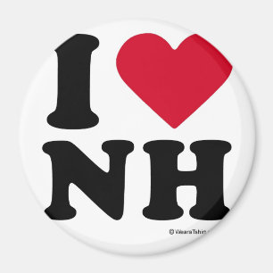 IMÃ NEW HAMPSHIRE - "EU AMO O NH" "QUE EU AMO NEW