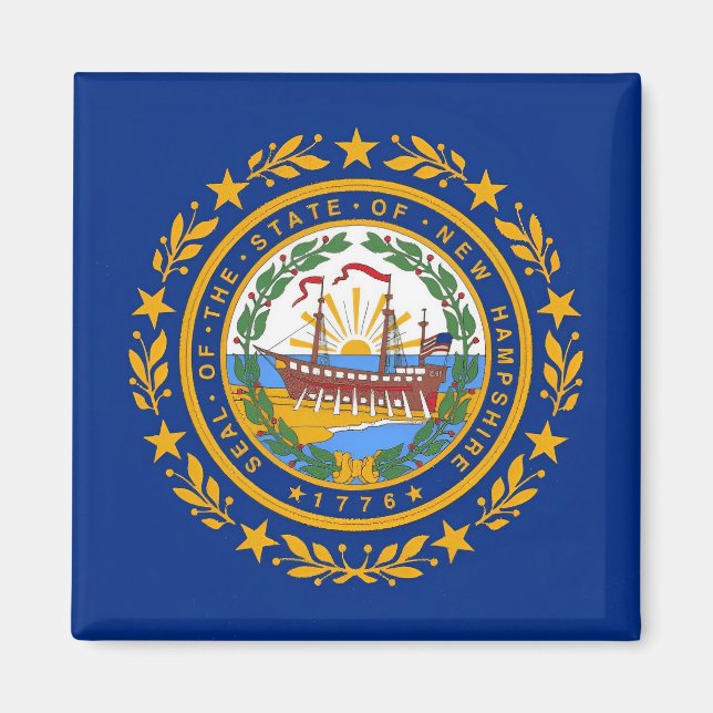 Imã New Hampshire Flag (Frente)