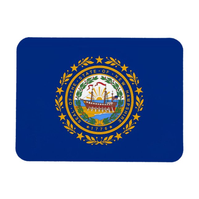Ímã New Hampshire Flag (Horizontal)