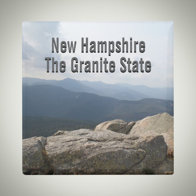 Imã New Hampshire Granite State Live Free or Die Photo (Criador carregado)