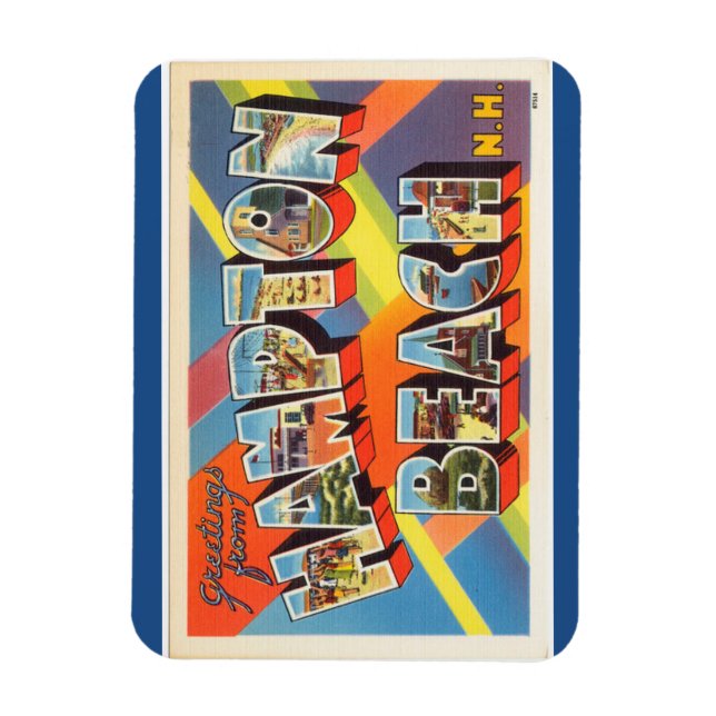 Ímã New Hampshire, Hampton Beach Magnet (Vertical)