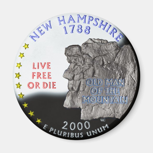 Imã New Hampshire Magnet (Frente)