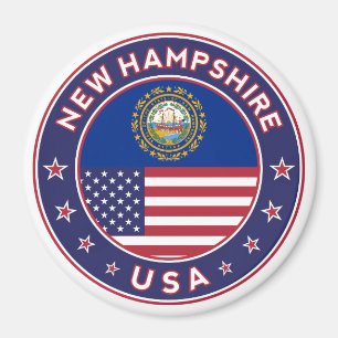 Imã New Hampshire, New Hampshire sticker,