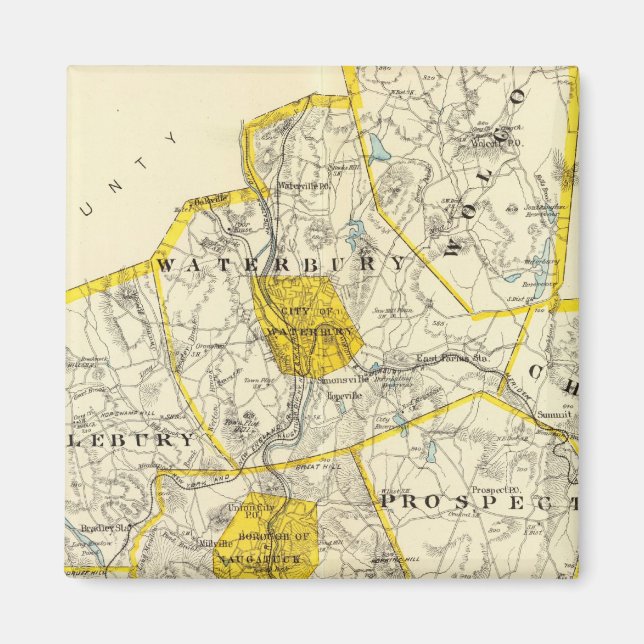 Imã New Haven County Connecticut (Frente)