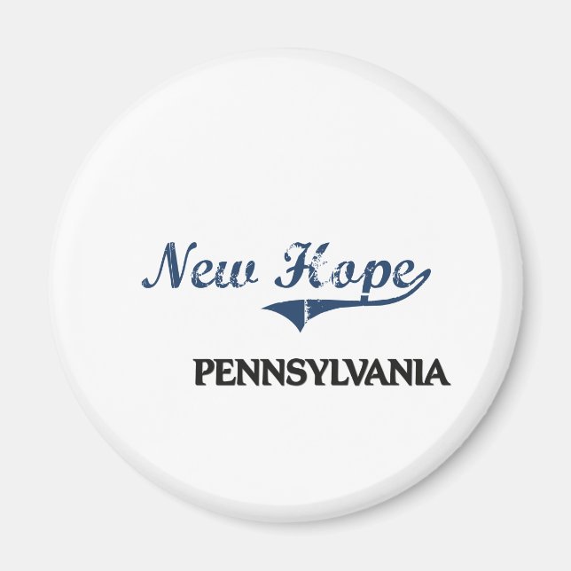 Imã New Hope Pennsylvania City Classic (Frente)
