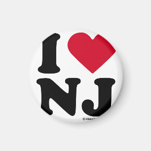 IMÃ NEW-JERSEY - "EU AMO NJ" "QUE EU AMO NEW-JERSEY"