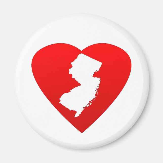 Imã New Jersey Heart (Frente)