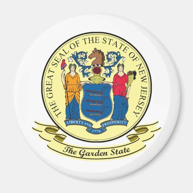 Imã New Jersey Seal (Frente)