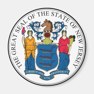 Imã New Jersey State Seal