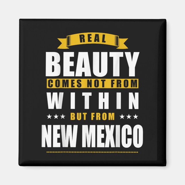 Imã New Mexico - Funny D City Gift  (Frente)