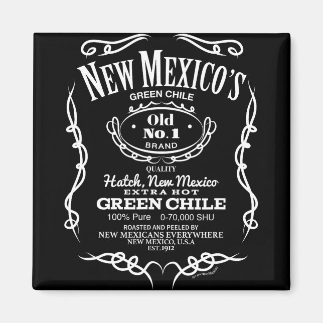 Imã New Mexico's Old No. 1 Hatch Green Chile Novelty D (Frente)