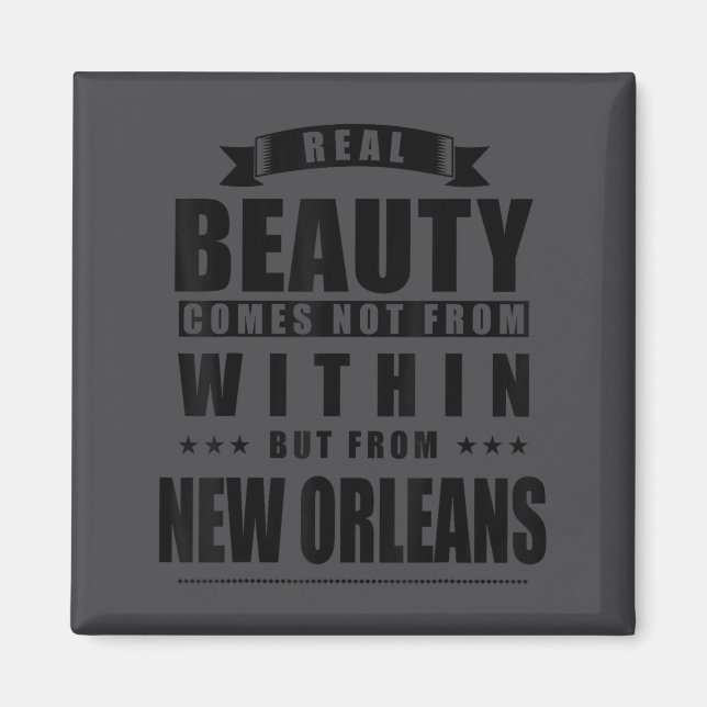 Imã New Orleans - Funny D City Gift  (Frente)