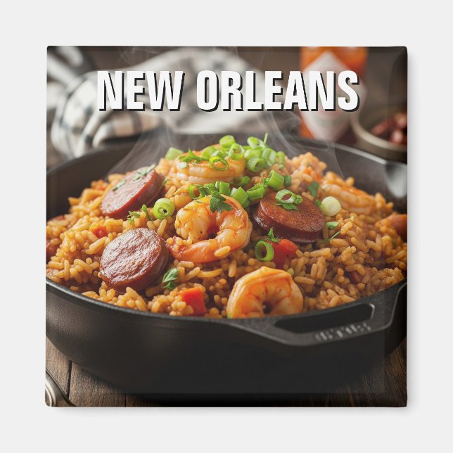 Imã New Orleans Louisiana Jambalaya (Frente)
