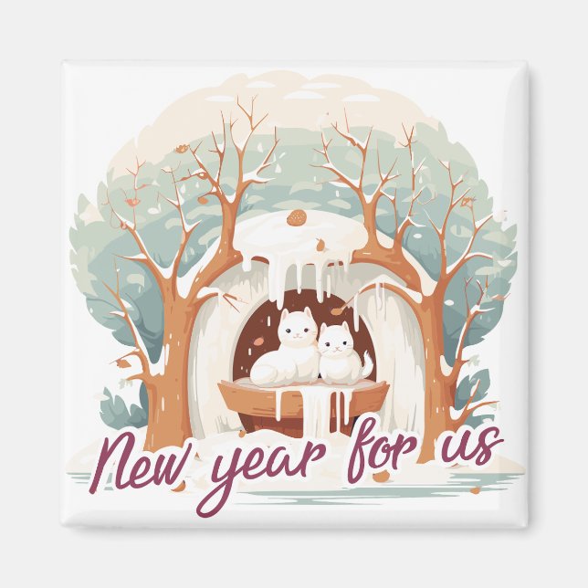 Imã New year for us (Frente)