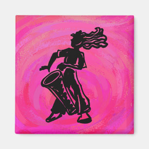 Imã New York Boogie Nights Drum Hot Pink