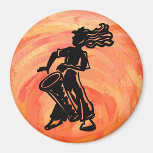 Imã New York Boogie Nights Drum Orange