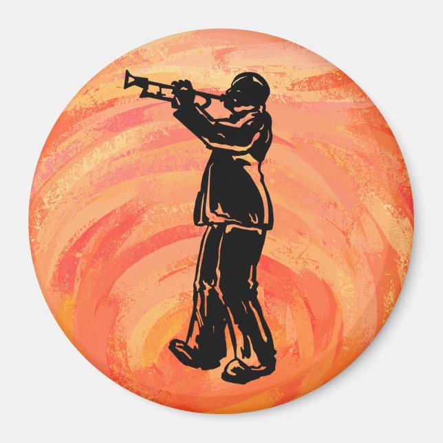 Imã New York Boogie Nights Trumpet Orange (Frente)