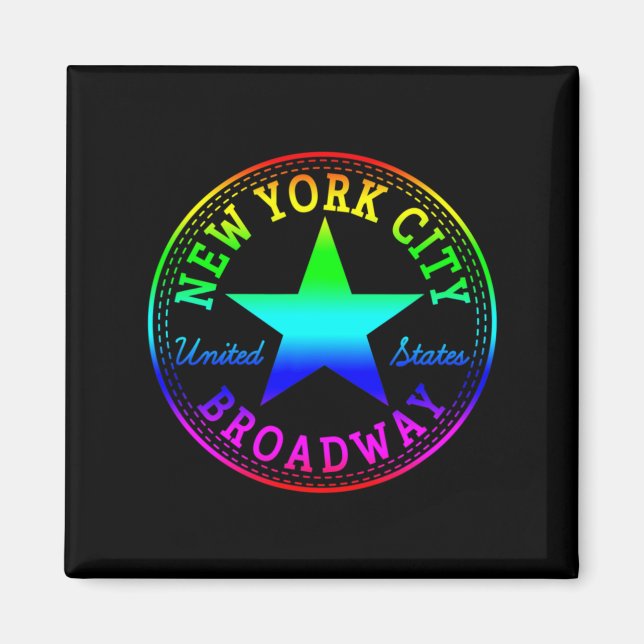 Imã New York City Broadway Theater Nyc United States U (Frente)