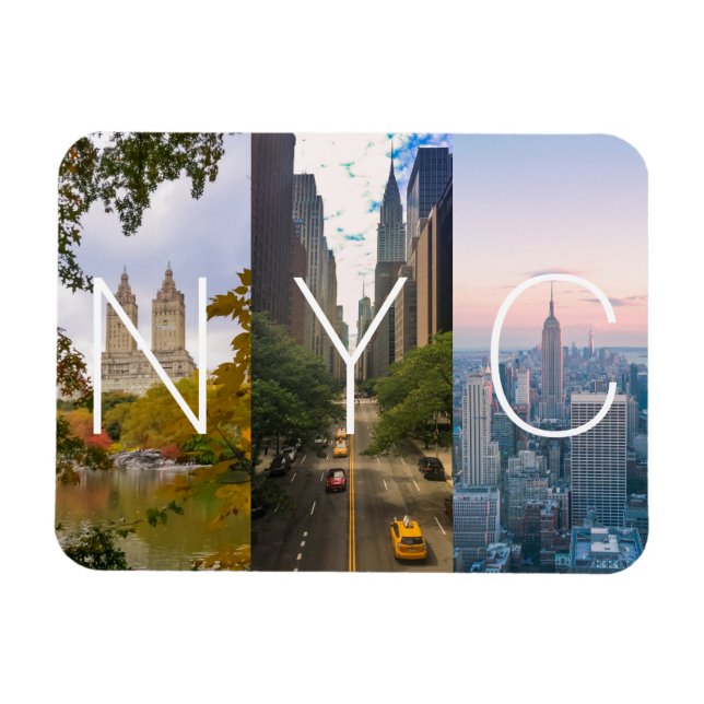 Ímã New York Manhattan NYC (Horizontal)