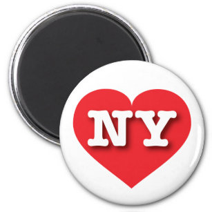 Imã New York Red Heart - Eu amo NY