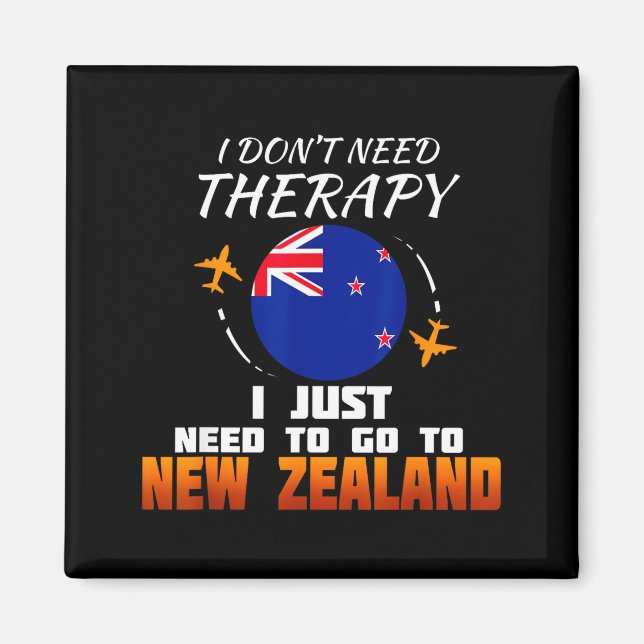 Imã New Zealand Flag I Vacation I Funny New Zealand  (Frente)