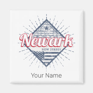 Imã Newark City New Jersey EUA Vintage EUA
