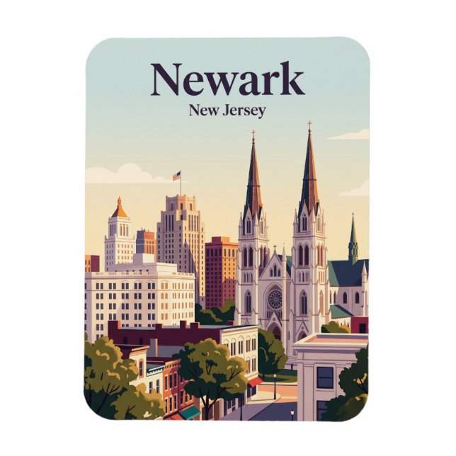 Ímã Newark, Nova Jersey (Vertical)