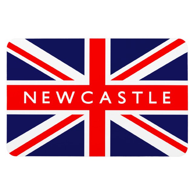 Ímã Newcastle UK Flag (Horizontal)