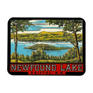 Ímã Newfound Lake Bristol New Hampshire Viagem Magnet