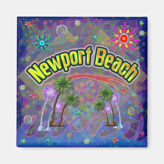 Imã Newport Beach Noble Voyage Magnet (Frente)