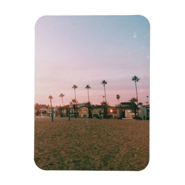 Ímã Newport Beach Pastel Sunset (Vertical)