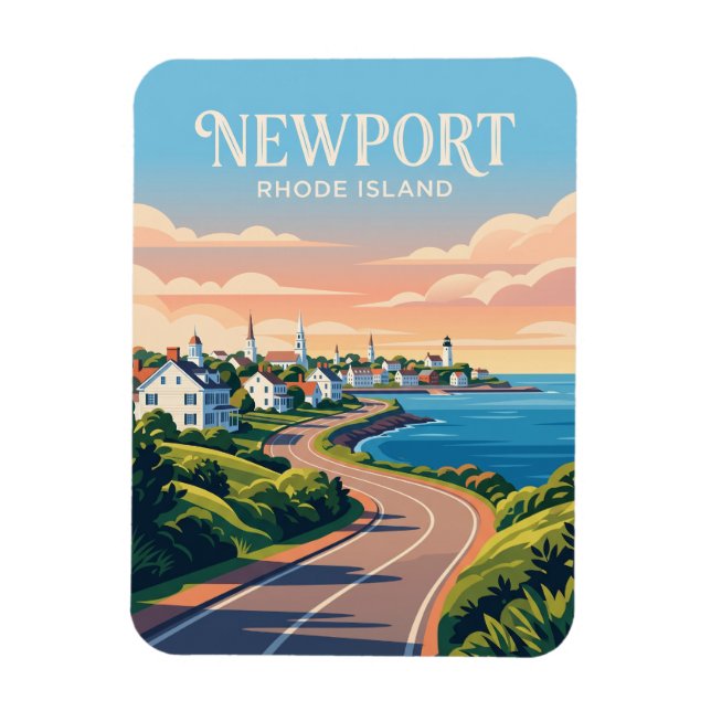 Ímã Newport Rhode Island (Vertical)
