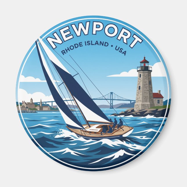 Imã Newport Rhode Island (Frente)