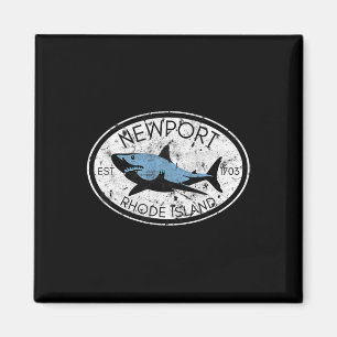 Imã Newport Rhode Island Pescaria Tubarão Peixe Praia