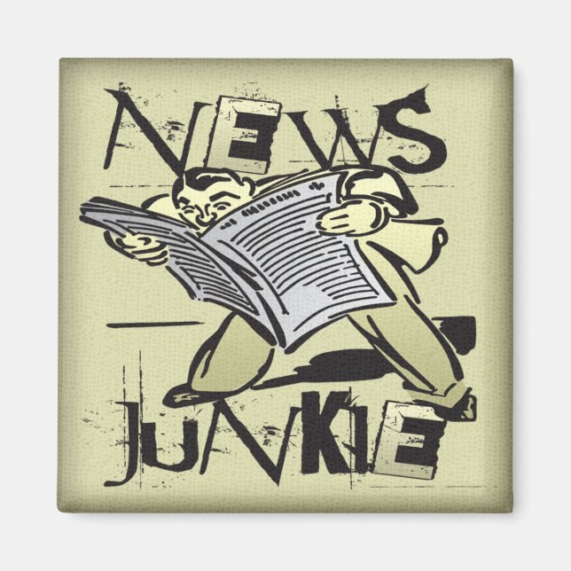 Imã News Junkie (Frente)