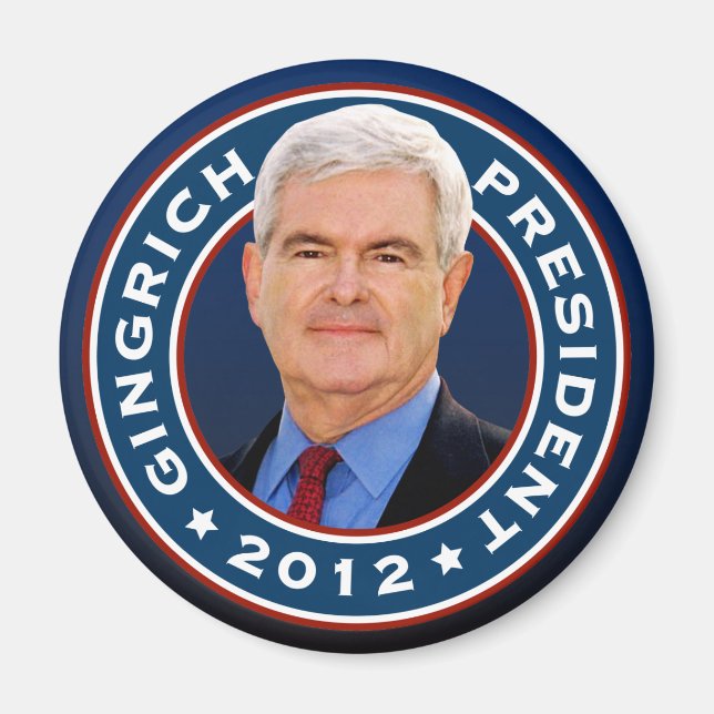 Imã Newt Gingrich Conservador para o Presidente (Frente)