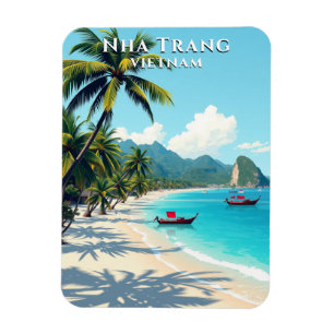 Ímã Nha Trang Vietnam Viagem de praia